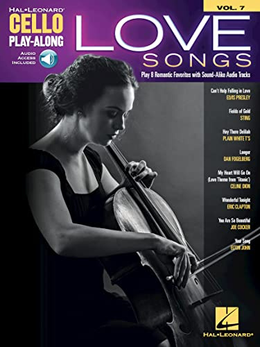 Love songs +enregistrements online: Cello Play-Along Volume 7
