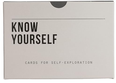 Know Yourself Cards: 60 Questions for Deeper Self-Awareness and Emotional Insight for Adults from The School of Life | Reflective Prompts to use Solo or with Friends: cards for self-exploration