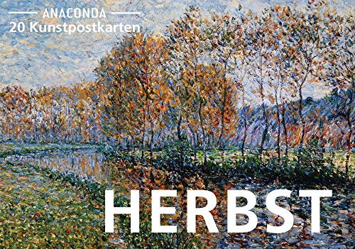 Postkarten-Set Herbst: 18 Kunstpostkarten aus hochwertigem Karton. ca. € 0,27 pro Karte, einzeln heraustrennbar. Zum Verschenken und Verschicken. Ideal für Postcrossing (Anaconda Postkarten, Band 10)