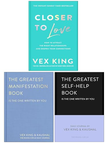 Foblit ltd Vex King Collection Ensemble de 3 Livres (Plus Proche de l'amour, Le Plus Grand Livre d'auto-Assistance et Le Plus Grand Livre de Manifestation (C'est celui Que Vous Avez écrit))