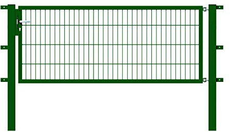 Alberts 647667 Einzeltor Flexo mit Zubehör | verschiedene Breiten und Höhen | grün | Breite 200 cm | Höhe 80 cm