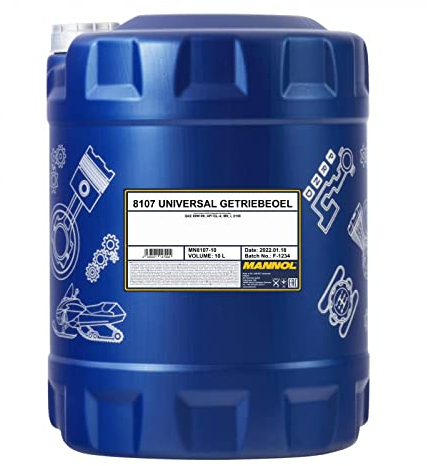 MANNOL Olio Universale per Ingranaggi 80W-90 API GL 4, 10 Litri
