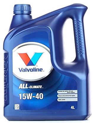 Valvoline Motoröl 15W-40 All-Climate Mineralöl Motor Öl ACEA A3/B3 API SL API CF 4L Kompatibel mit VW Golf 4 Schrägheck 1J1 Golf 5 Schrägheck 1K1 POLO 9N TOURAN 1T1, 1T2 Passat Variant 3C5