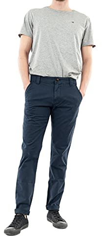 Tommy Jeans Pantalón chino Hombre TJM Scanton Chino Pant Slim Fit, Azul (Twilight Navy), 36W/34L
