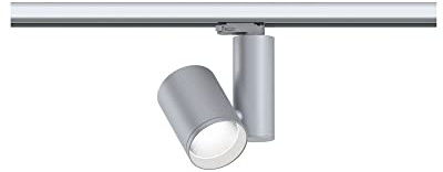 Paulmann 91349 LED Schienensystem ProRail3 Schienenspot Zeuz 60° 33W 4000K 230V Silber dimmbar Schienensysteme Deckenschiene Metall, Kunststoff