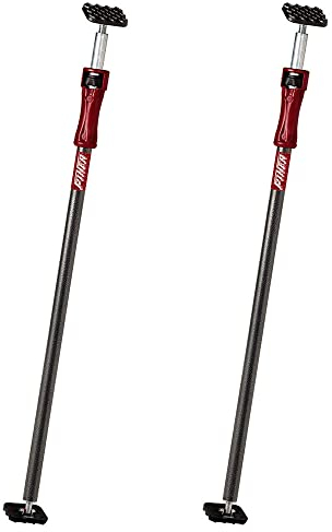 2er Set Piher Lastenstange 3. Hand Deckenstütze Montagestütze, ideal für Innenausbau, Ladungssicherung, Abstützen von Baumaterial (P1 60-100cm)