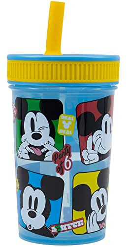 Stor VASO CON PAJITA DE SILICONA 465 ML MICKEY MOUSE FUN-TASTIC