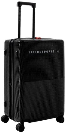 SCICON Sports Air-Ground Series Erweiterbarer Kabinenwagen (65 l), Schwarz