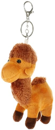 Toyvian Schlüsselringe Schlüsselbund Camelkey Schlüsselanhänger Plüsch Kamel-Charme Kawaii Schlüsselanhänger dekorativer Taschenanhänger süße Schlüsselanhänger für Rucksäcke Tier