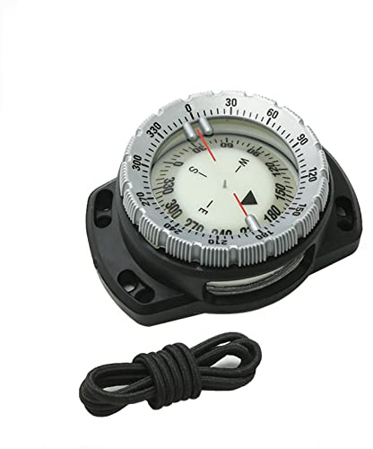 Armband-Kompass, tragbarer Tauch-Navigationskompass, wasserdicht, leuchtendes Zifferblatt mit Handschlaufe, Kompass, Handgelenkschlaufe, Kompass, Armband, Kompass, wasserdicht, leuchtendes