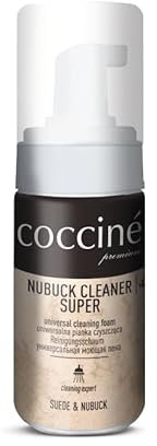 Coccine - Nettoyant Chaussure en Mousse, Nettoyage pour Daim et Nubuck, Nettoyant pour Chaussures en Daim, Entretien Sans Saleté, Couleur Propre et Rafraîchissante