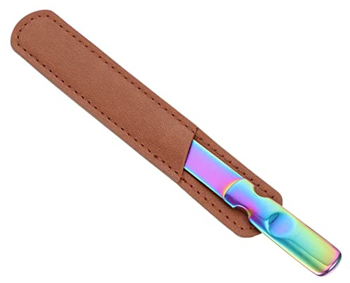 Beaupretty lima per unghie mano per le unghie tampone per unghie kit per unghie portatile portatili lima per lucidare le unghie lima per manicure professionale Acciaio inossidabile Colorful
