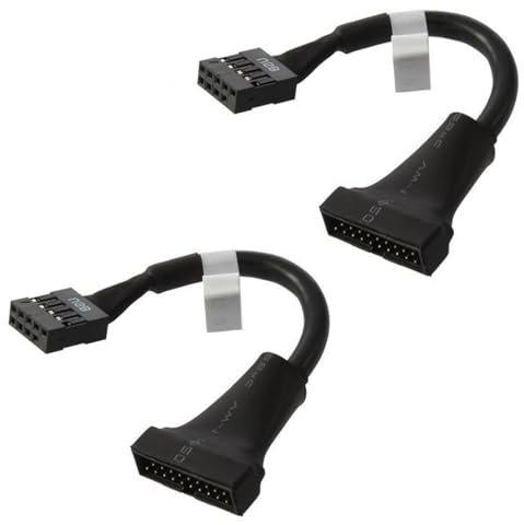 Cable adaptador USB 3.0 de alta velocidad a USB 2.0 de 20 pines USB 3.0 a USB 2.0 de 9 pines para una transferencia de datos eficiente
