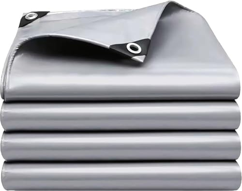 Lona Impermeable Plata con Ojales Resistente UV Lona Impermeable Exterior