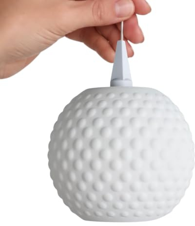 Globe Beads | Lampenschirm für Stern A1/A1e, matt weiß, Ø 10 cm