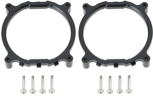 Create idea 2pcs LGA2011 Computer CPU Fan Cooler Heatsink Radiator Mount Bracket 100mm Compatible with Intel X99/X79