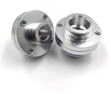JRBJWYVV 1 clapet Anti-Retour unidirectionnel en Ligne à Vide à Trois Pinces en Alliage d'aluminium KF40 Suit, Joint torique