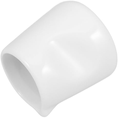 CIYODO Jarra de Cerámica Mini para Crema de Café Jarra para Leche Espumada Recipiente Pequeño para Servir Leche y Jarabe Utensilio Portátil Adecuado para Uso Casa y Oficina