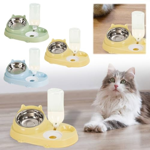 Katzen- und Hundenäpfe, Futter- und Wasserspender für den Innen- Außenbereich, langlebiges Kunststoffdesign, leicht zu reinigen, ideal für Katzen Hunde (C, 32x19cm)