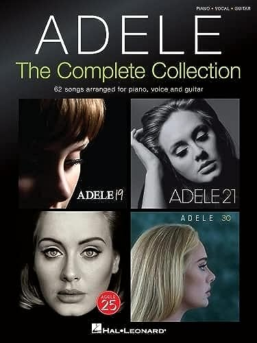 Adele: The Complete Collection | 62 Songs für Klavier, Gesang und Gitarre | Klavier Noten Songbook | Hits wie Hello und Rolling in the Deep | ... 62 Songs Arranged for Piano, Voice and Guitar