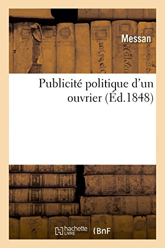 Publicité Politique d'Un Ouvrier (Generalites)