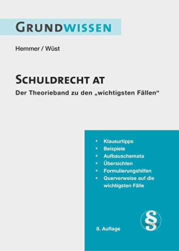 10400 - Skript Grundwissen Zivilrecht - Schuldrecht AT: Der Theorieband zu Die 55 wichtigsten Fälle - Schuldrecht AT: Der Theorieband zu den wichtigsten Fällen (Skripten - Zivilrecht)