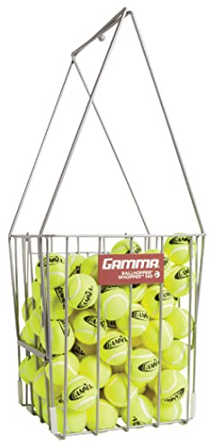 GAMMA Sports Tennis BallHopper, Racquet Sports Ball Hoppers for Easy Pick Up, Carrying, and Storage, Durable, Convenient, Heavy-Duty Construction, Multiple Sizes & Colors, Pickleball Hoppers