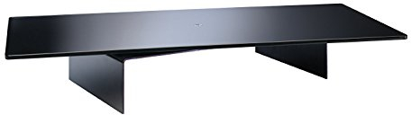 Meliconi Rotobridge Elite L Plateau rectangulaire rotatif en métal / verre pour TV LCD / Plasma 32 à 52'' Noir