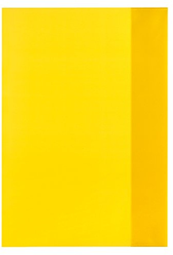 10 Herlitz Heftumschläge/Hefthüllen DIN A4 / Farbe: transparent gelb