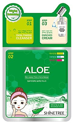 Aloe Relaxing Solution Mask 3 Steps 28 Ml