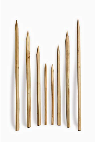 Pali di acacia divisi 180 cm – pali di recinzione robinia legno naturale recinzione palo palo di reebstock