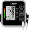 CAZON Tensiómetro de Brazo, Monitor de presión arterial para uso doméstico. Detector electrónico de frecuencia cardíaca con brazalete 22-40cm, 2X120 memoria (Negro)