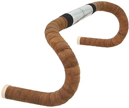 Gusti Leder Lenkerband – 2x Griffband selbstklebend 200 cm – Gravelbike- & Rennrad Lenkerband Leder inkl. Korkstopfen für sicheren Halt