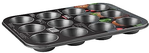 Galicja Muffinform IDEAL – Muffinform Blech – Muffinbackformen – Cupcake Backform – Muffin Backblech – Muffinbackformen Blech – Backform Muffins – Muffinbackform – 35x26,5cm