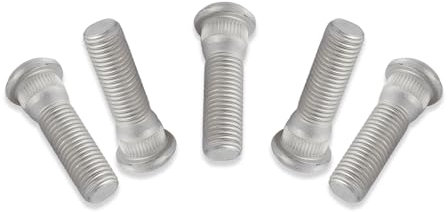 Yumfugu Confezione da 5 viti per mozzo ruota auto, bulloni di fissaggio in acciaio M12 x 1,5, OEM #90942-05009/90942-02049, compatibili con Camry Corolla (argento)