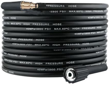 10 m de manguera de alta presión para limpiadora de alta presión Karcher K2 K3 K4 K5 K6 K7 M22 – 14 mm manguera de repuesto de manguera de extensión