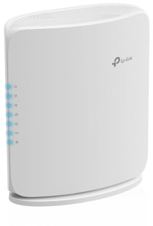 TP-Link Wi-Fi 7 Archer BE450 Router Wi-Fi BE7200Mbps, 1×Porta WAN/LAN 10 Gbps, 1×Porta WAN/LAN 2.5 Gbps, Molteplici Opzioni di Installazione, MU-MIMO, 4K-QAM, OFDMA, MLO, VPN, non supporta xDSL