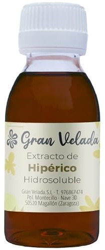 Extracto de Hipérico Hidrosoluble: Planta antiinflamatoria y purificante para cosmética casera. Trata quemaduras, heridas e infecciones | 1000 ml