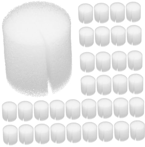 AKOOSY Éponges Hydroponiques Culture Hors Sol pour Jardinage Et Semis D'intérieur, 100 Pièces Blanc, Blocs De Plantation sans Terre Légers, Favorisant La Germination Et Développement Racinaire