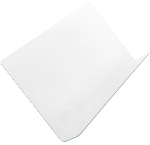 TEHAUX Splash Guard for Bath Shower and Sink Clear Pvc Water Protector for Bathtub Wall Splash Guard Baffle for Bathroom and Basin 11.81 X 7.01 X 1.97 in 1 pack