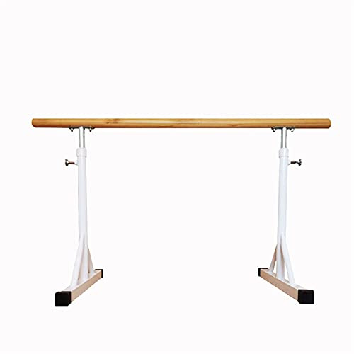Tragbare verstellbare Ballettstange aus Holz für Zuhause, Tanzübungen, Pilates, Stretching, Kinder und Erwachsene Fitnessgeräte
