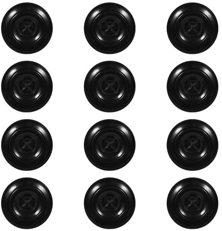 Operitacx 8pcs Abs Non-Slip Furniture Floor Pads Wheels, Piano and Refrigerator Leg Protectors, Anti-Skid Table and Chair Feet Mats for Hardwood Floors