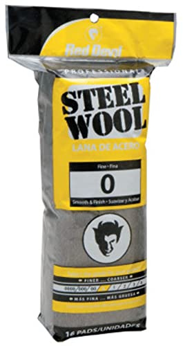 Red Devil 0313 Steel Wool, 0 Fine, 16 Pads by Red Devil