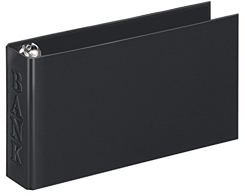 VELOFLEX 4169280 - Bankordner Classic DIN A6, Ordner Ringbuch Bankauszugsordner, für Kontoauszüge, 250 x 140 x 45 mm,schwarz