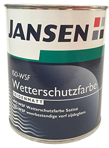 Jansen ISO-WSF Wetterschutzfarbe 750ml weiß