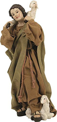 Dekop Krippenfiguren, Hirte mit Schaf auf Schulter, orientalisch, geeignet für 30cm Figuren (444635096002)