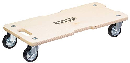 Wagner Moving Dolly MM 1327 I 59 x 29 cm - Ideal for unwieldy Items, Equipment & Furniture I 3 recessed Grips I FSC®-Certified I Load Capacity 300 kg - 20132701