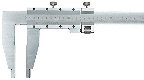 BRFDC Messschieber Digital Industrie-Bremssattel-Vernier-Bremssattel-Analog-Bremssattel aus Edelstahl mit hoher Messgenauigkeit 0-1000mm / 1500mm / 2000mm (Size : 0-1000mm)