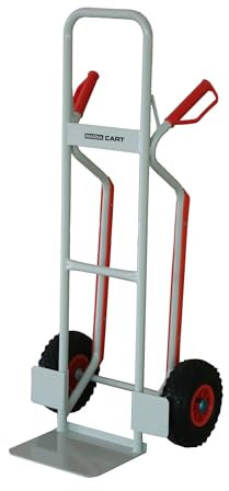 Magnacart Trolley 200KG - Stahl - 48,5 x 51 x 118,5 cm - Räder für jedes Terrain - Silber