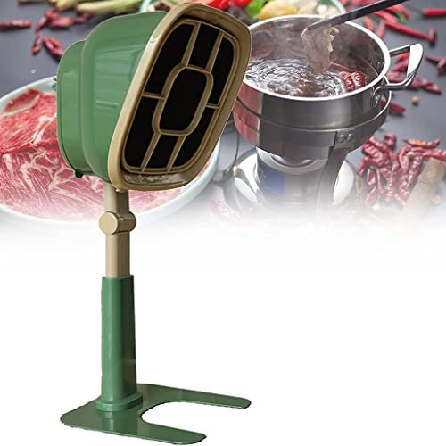 Desktop Cooker Hood, Mini ​Household Extractor Hood, 66 ° Adjustable, 6-Segment Height Adjustment, Low Noise, 3200 RPM Range ​Hood for Home, Kitchen, Hot Pot, BBQ B